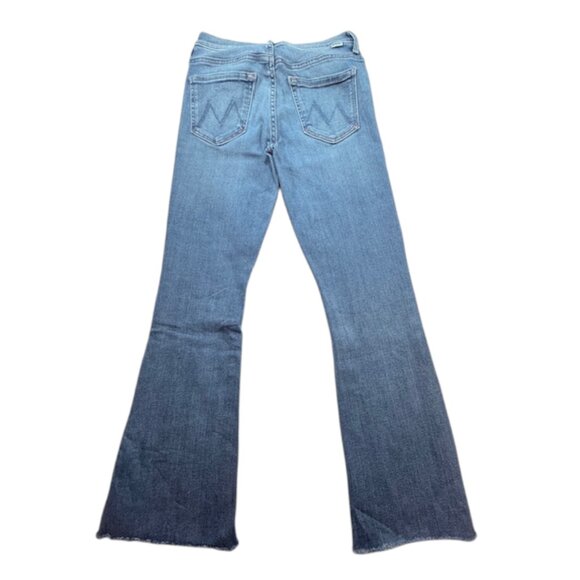Mother The Weekender Fray Flare Leg Jeans in Groovy Kind of Love Size 27 - Picture 3 of 11